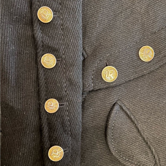 H&M Black and Gold Military Blazer - Picture 4 of 10